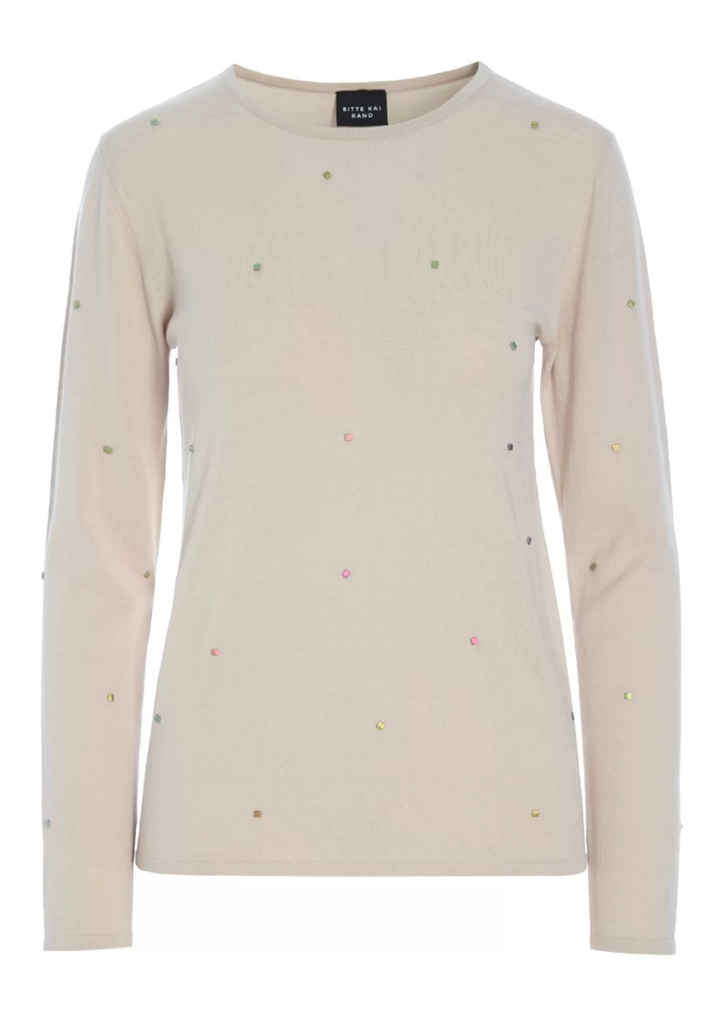 Bluser | Strik>BITTE KAI RAND Bloom knit bluse IVORY