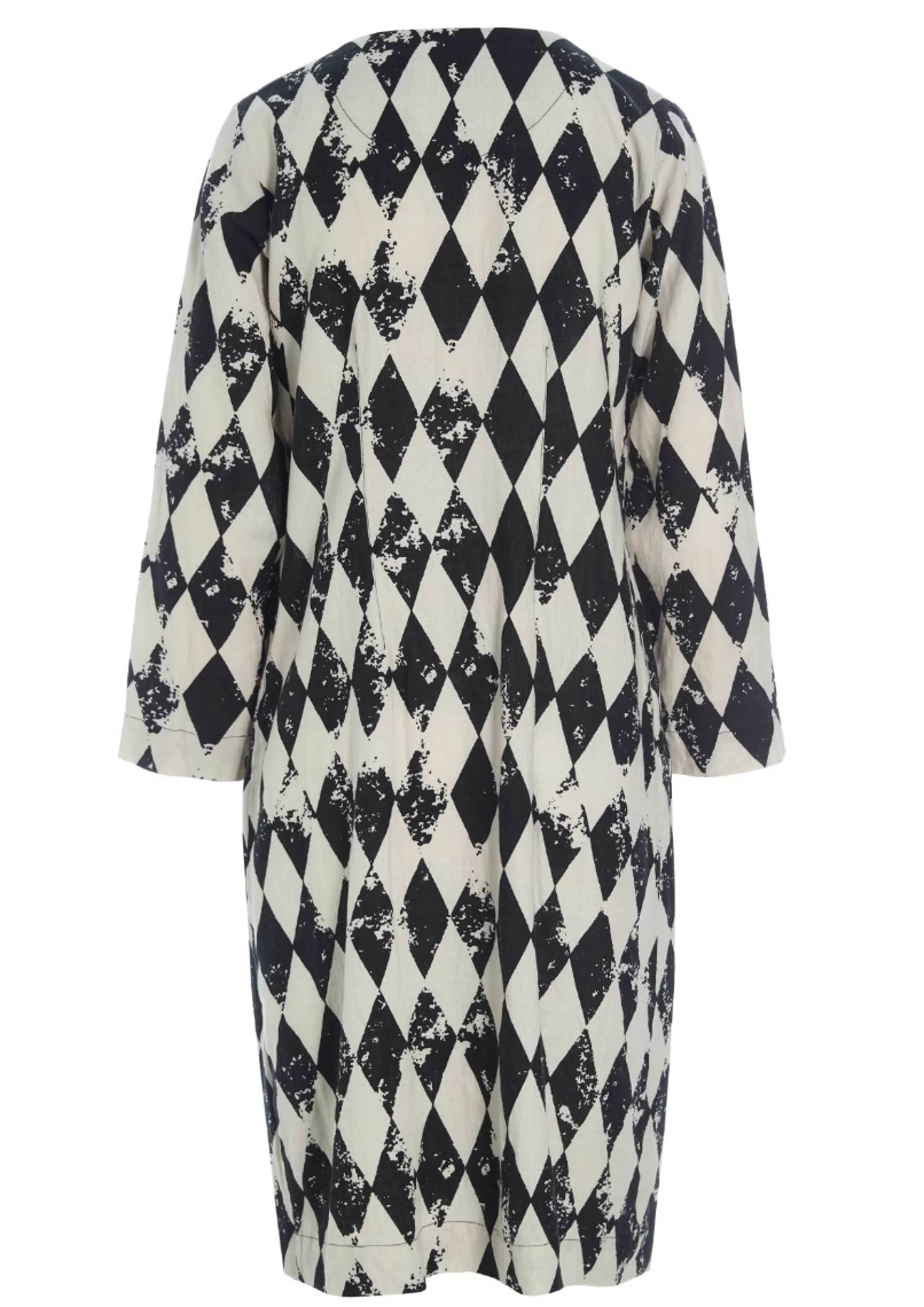 Kjoler>BITTE KAI RAND Broken harlequin kjole | - A feeling to wear IVORY/BLACKHARLEQUIN