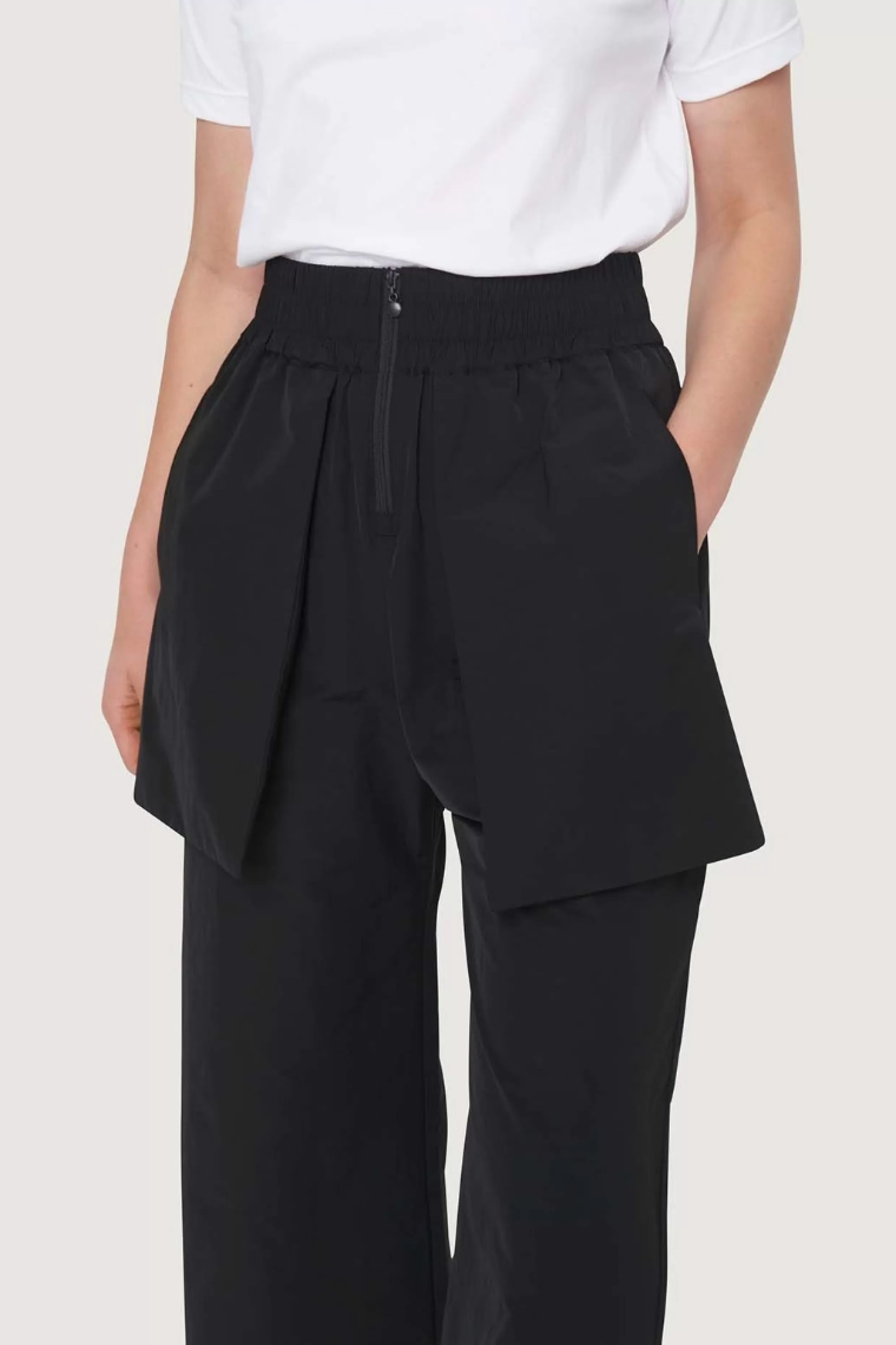 Bukser | Bukser>BITTE KAI RAND Fukkura poplin culotte bukser BLACK