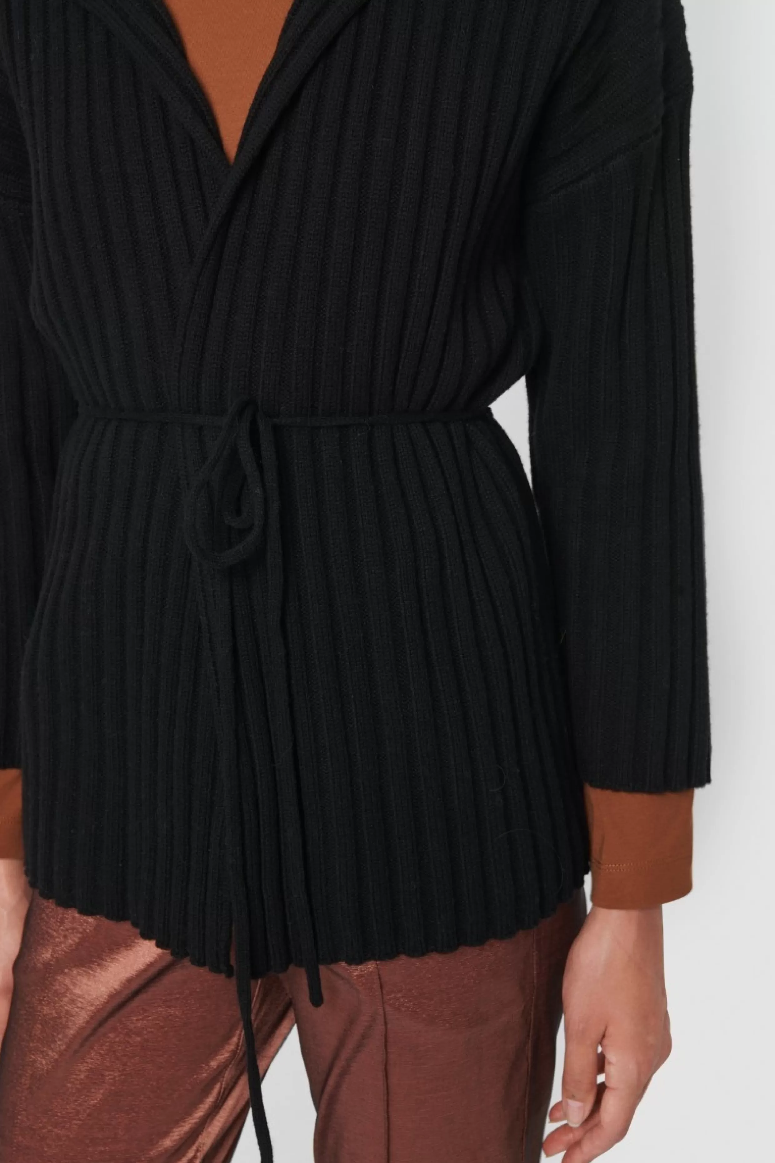 Strik | Strik>BITTE KAI RAND Gamine knit cardigan BLACK